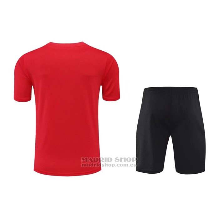 Chandal del Bayern Munich Manga Corta 2022-2023 Rojo - Pantalon Corto